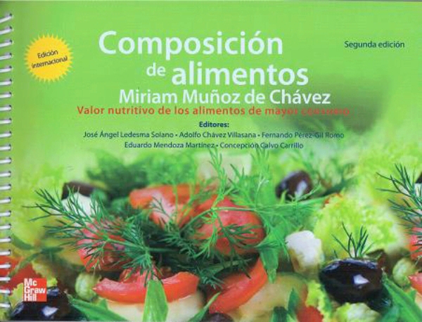 Tabla de composicion de alimentos mexico